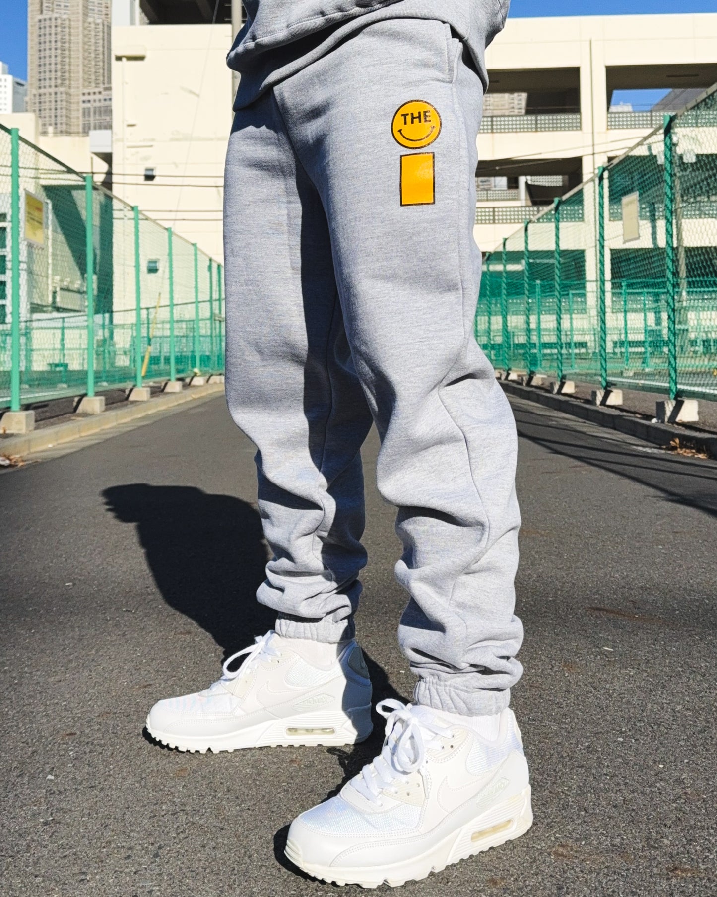 Smiley Heavy Weight Sweat Hoodie & Pants Setup