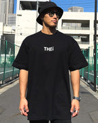 Basic Back Print Tee - Black