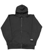 Box One Point HW Sweat Zip Hoodie - Black