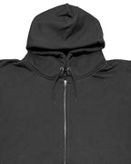 Box One Point HW Sweat Zip Hoodie - Black