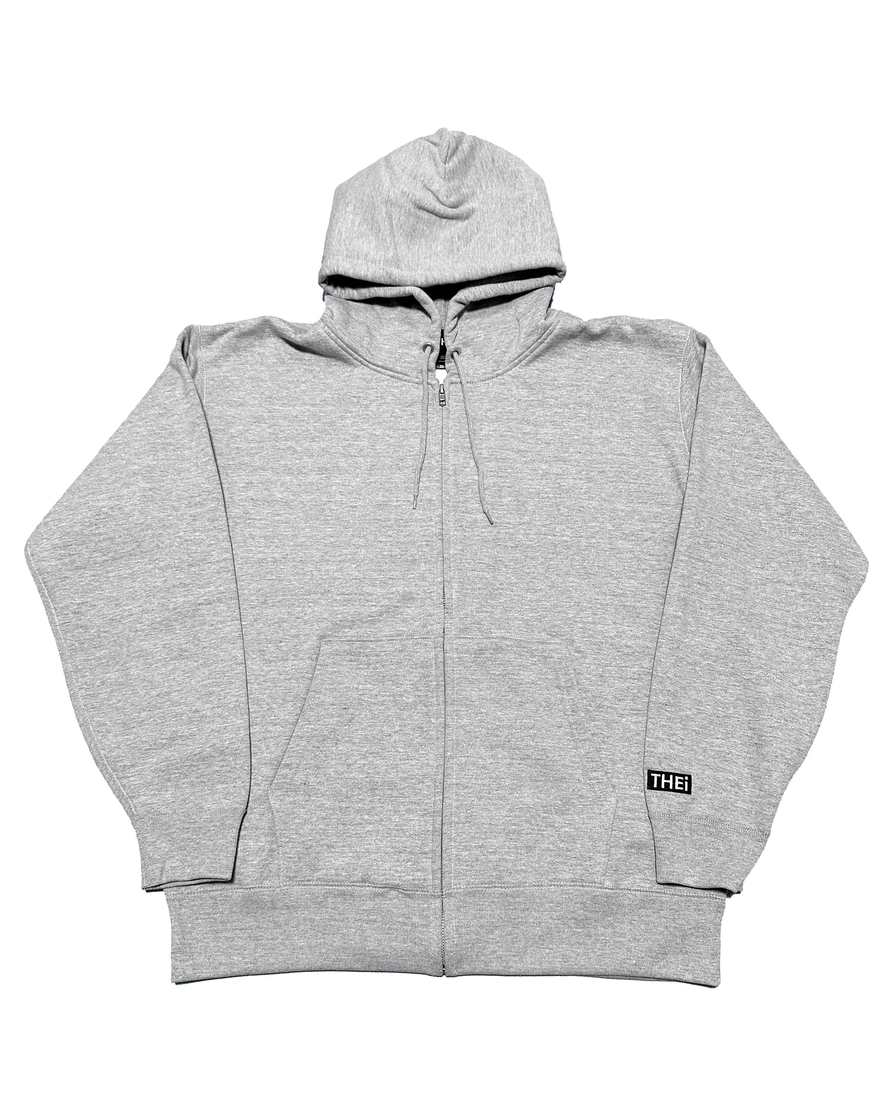 Box One Point HW Sweat Zip Hoodie & Pants Setup - Gray