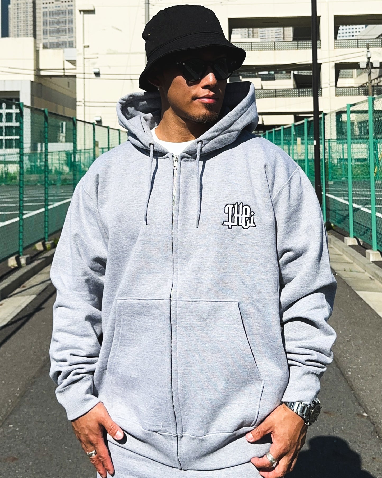 Arabic-Type2 Heavy Weight Zip Hoodie & Pants Setup