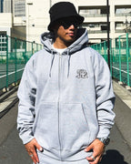 Arabic-Type2 HW Sweat Zip Hoodie & Pants Setup - Gray