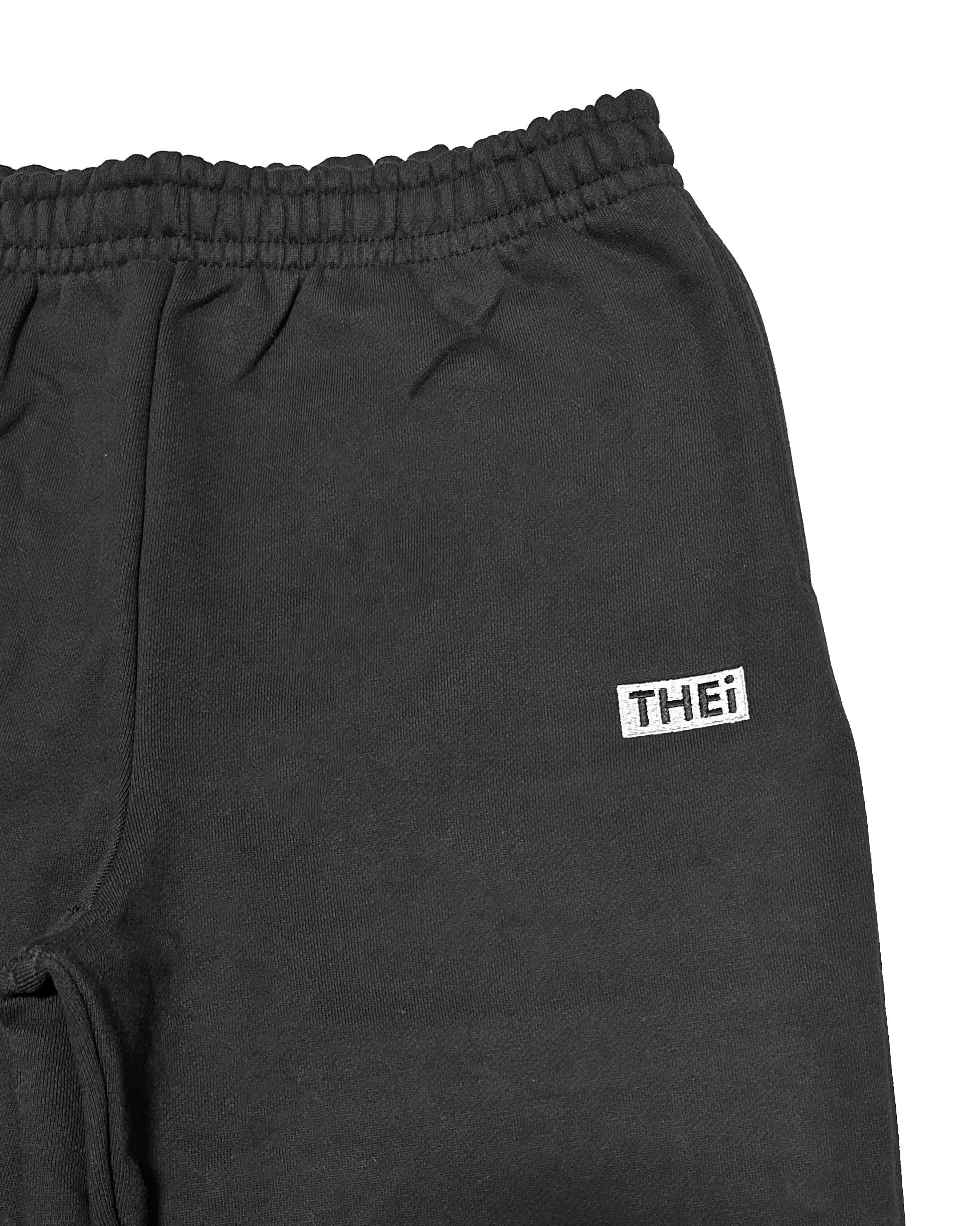 Box One Point HW Sweat Zip Hoodie & Pants Setup - Black