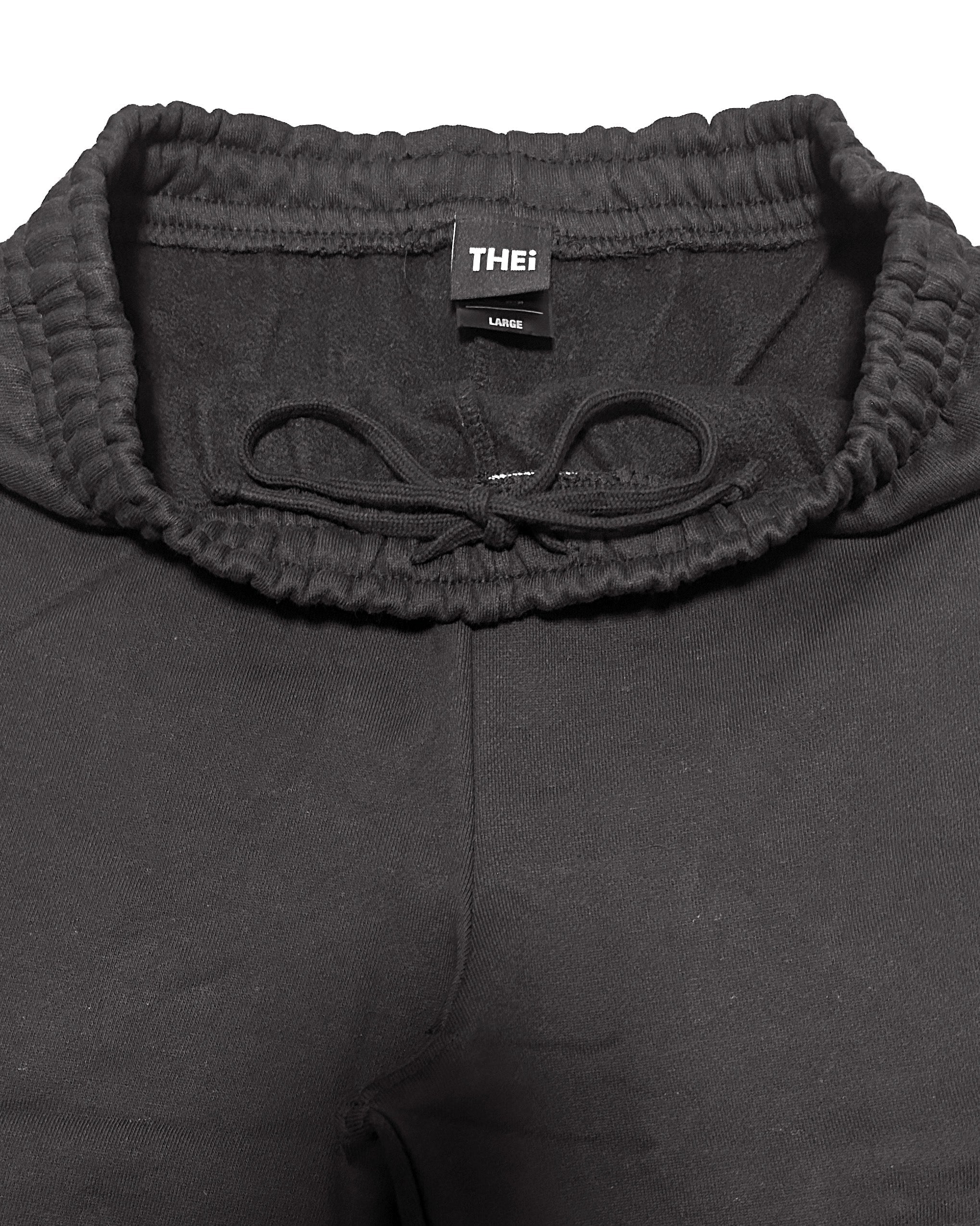 Arabic One Point HW Sweat Pants - Black