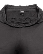 Basic One Point HW Sweat Zip Hoodie & Pants Setup - Black