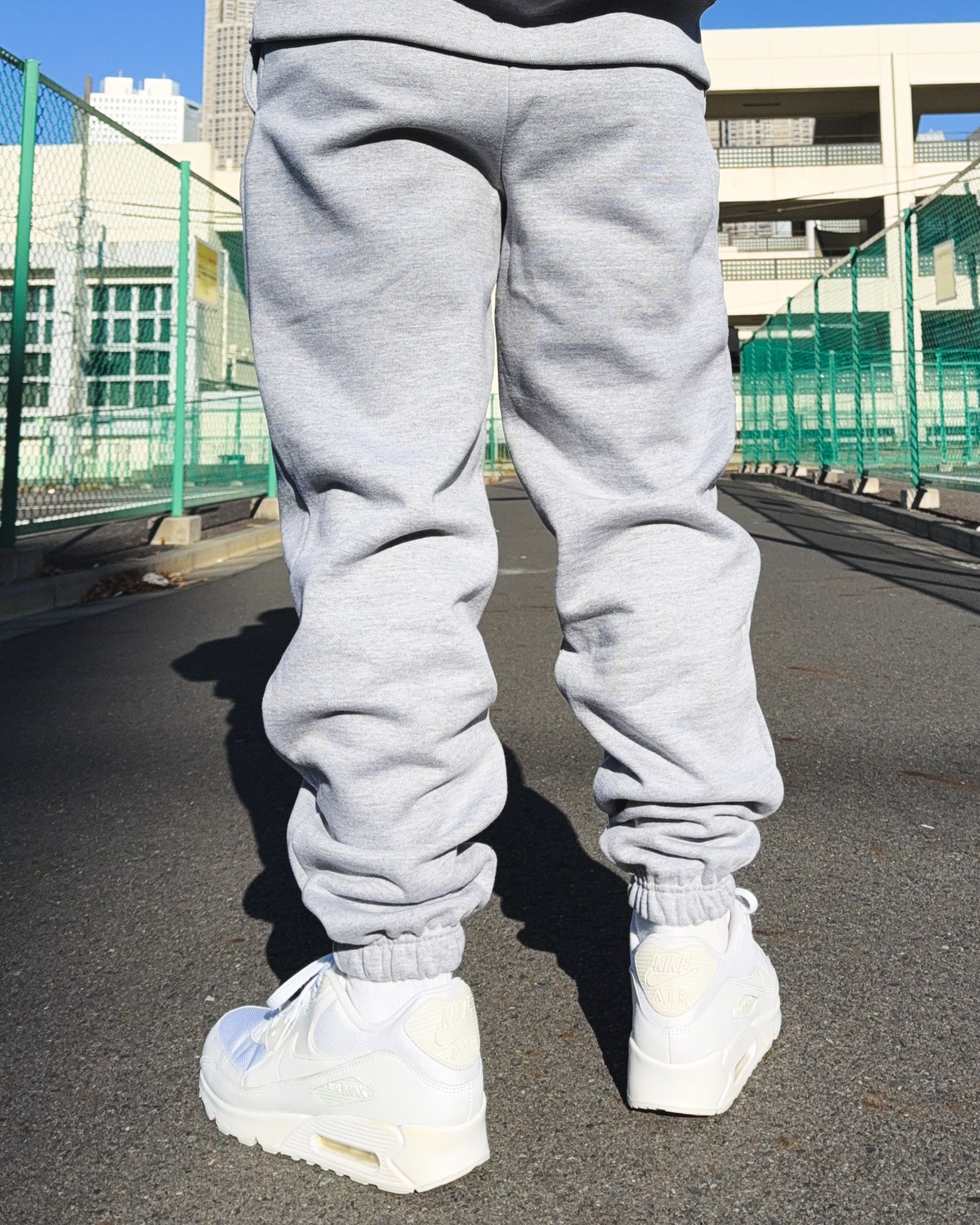 Smiley HW Sweat Hoodie & Pants Setup - Gray
