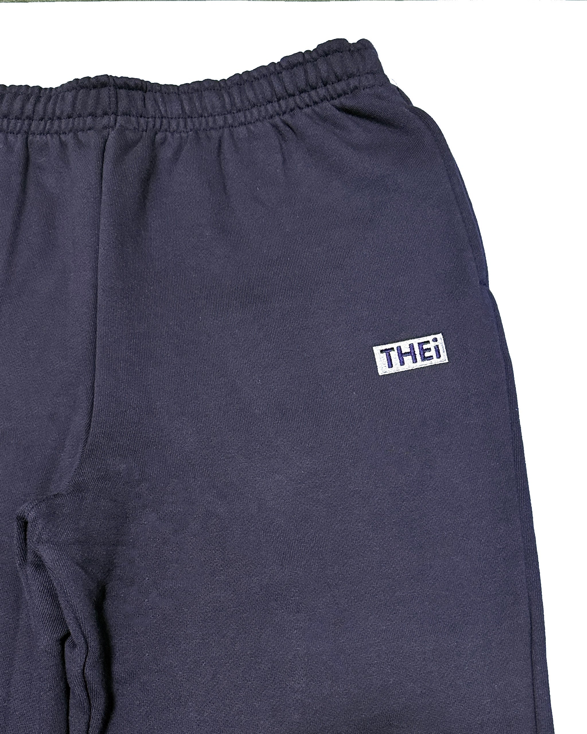 Box One Point HW Sweat Pants - Navy