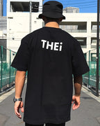 Basic Back Print Tee - Black