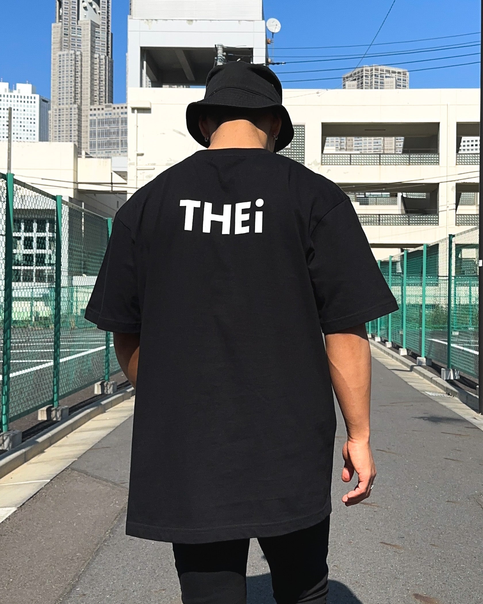 Basic Back Print Tee - Black