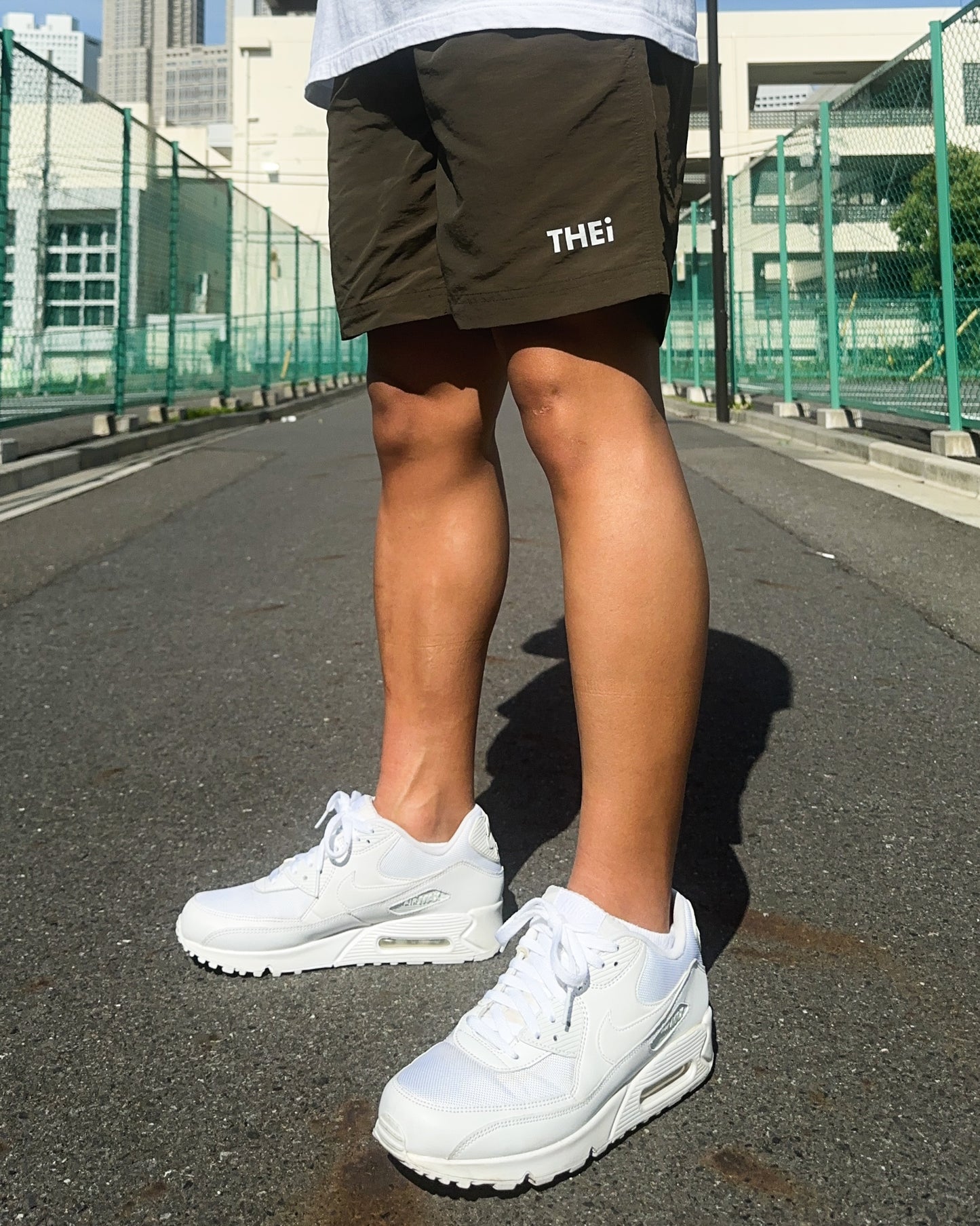 Basic One Point Nylon Easy Shorts