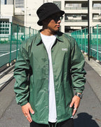 Basic One Point Nylon Coach JKT - Forest Green