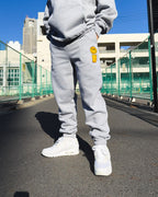 Smiley HW Sweat Pants - Gray