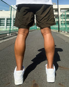 Basic One Point Nylon Easy Shorts - Military Green