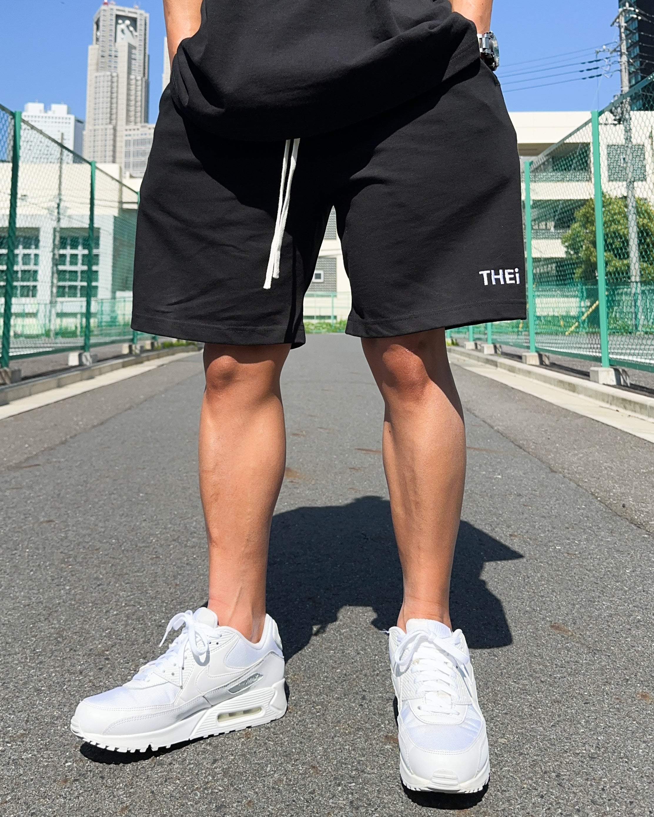 Basic One Point HW Tee & Shorts Setup - Black