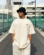Basic One Point HW Big Tee - Beige