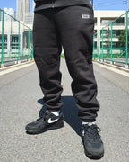 Box One Point HW Sweat Zip Hoodie & Pants Setup - Black