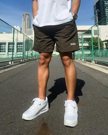 Basic One Point Nylon Easy Shorts