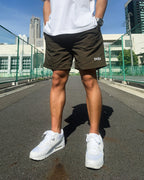 Basic One Point Nylon Easy Shorts - Military Green
