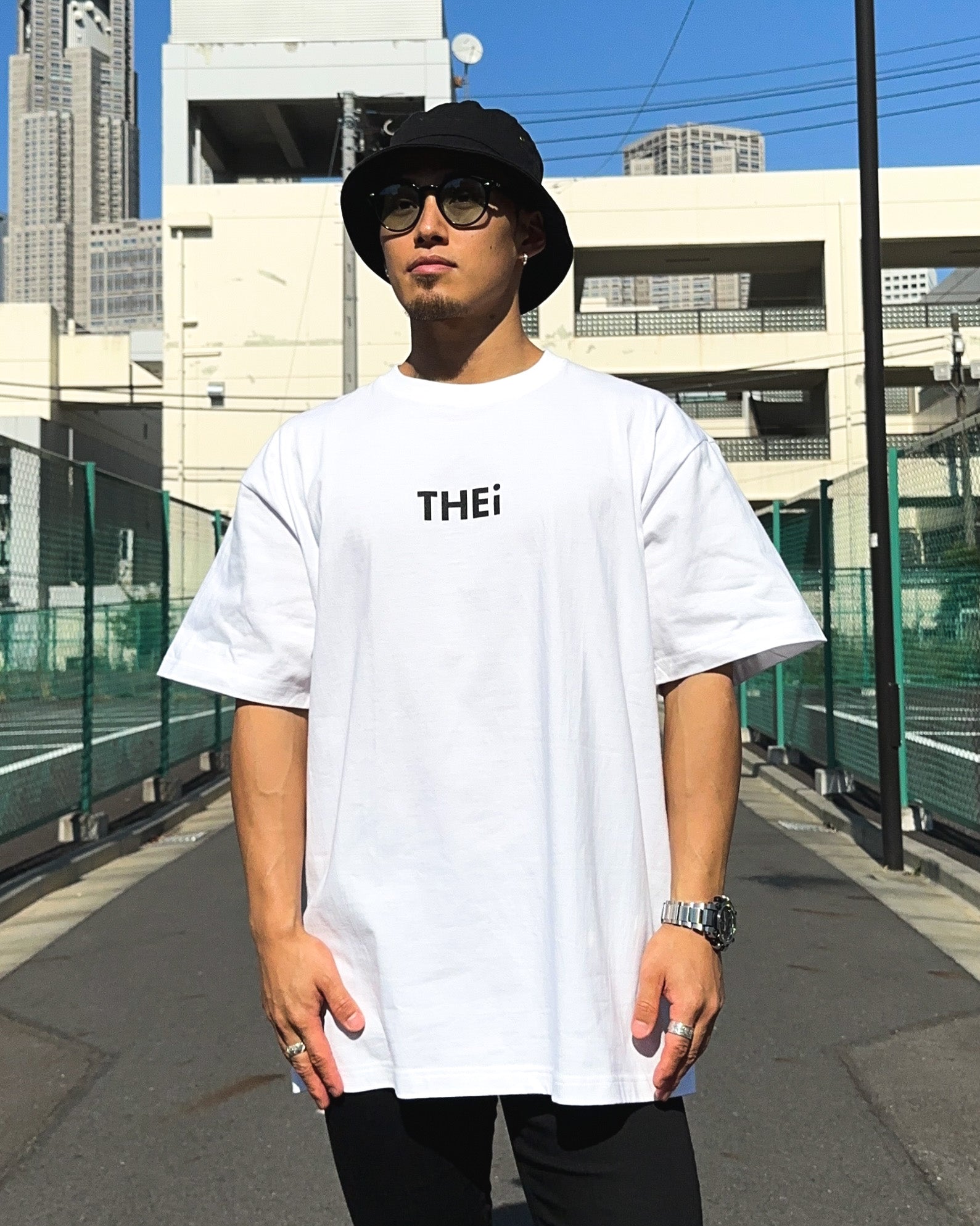 Basic Back Print Tee - White