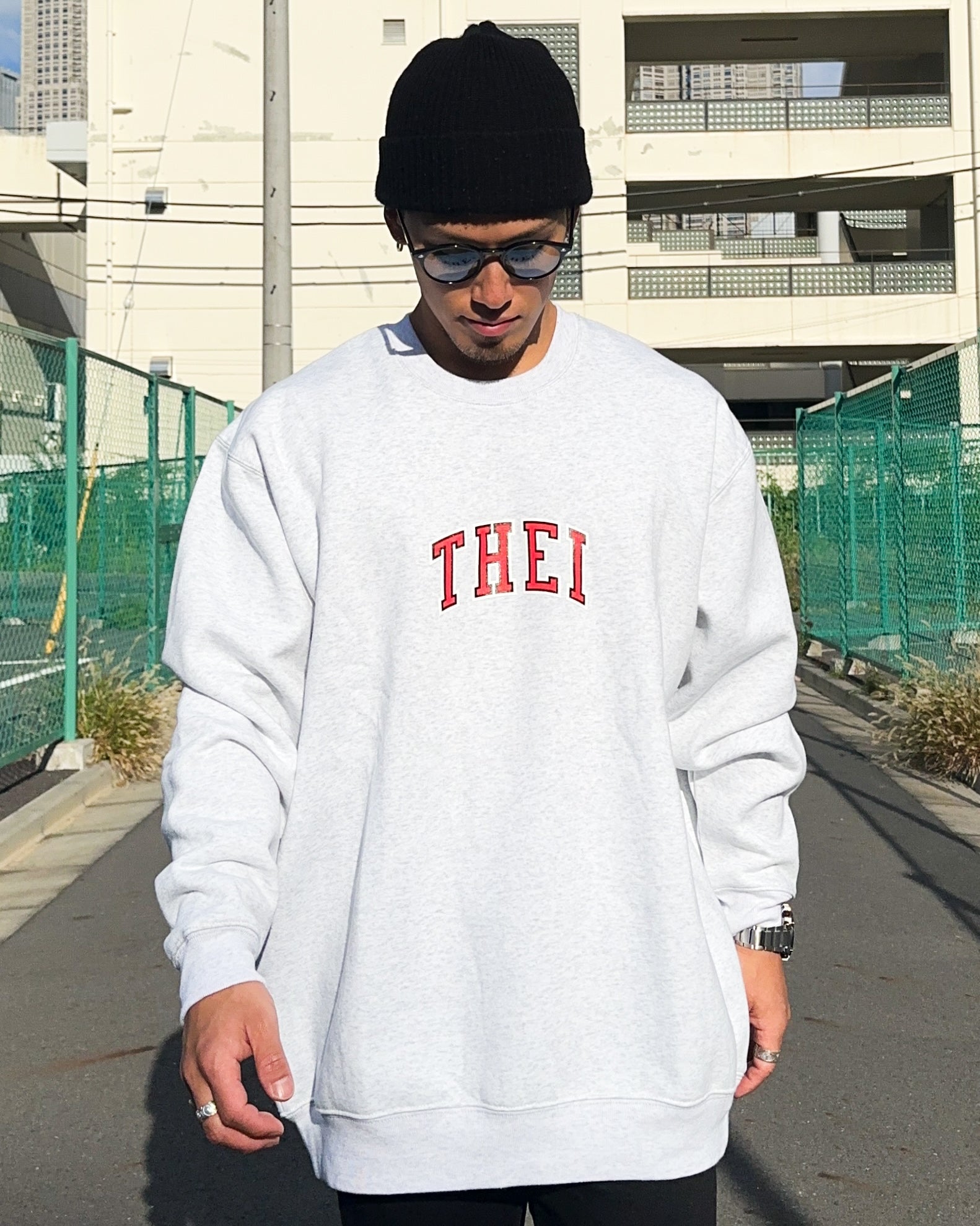 College-Type2 Sweat Shirt - Gray