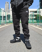 Box One Point HW Sweat Pants - Black