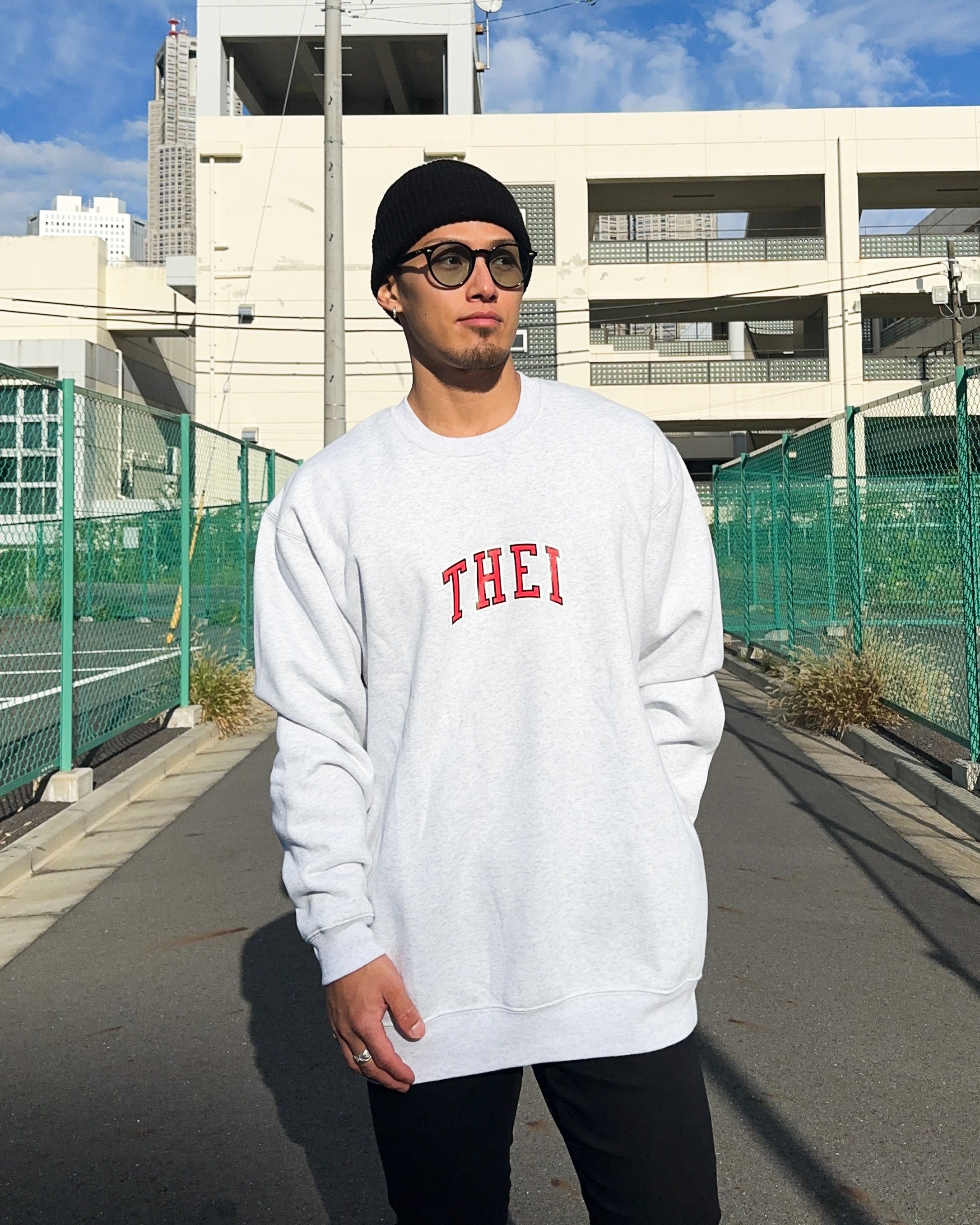 College-Type2 Sweat Shirt - Gray