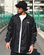 Basic One Point Nylon Coach JKT - Black