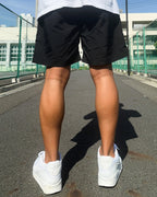 Basic One Point Nylon Easy Shorts - Black