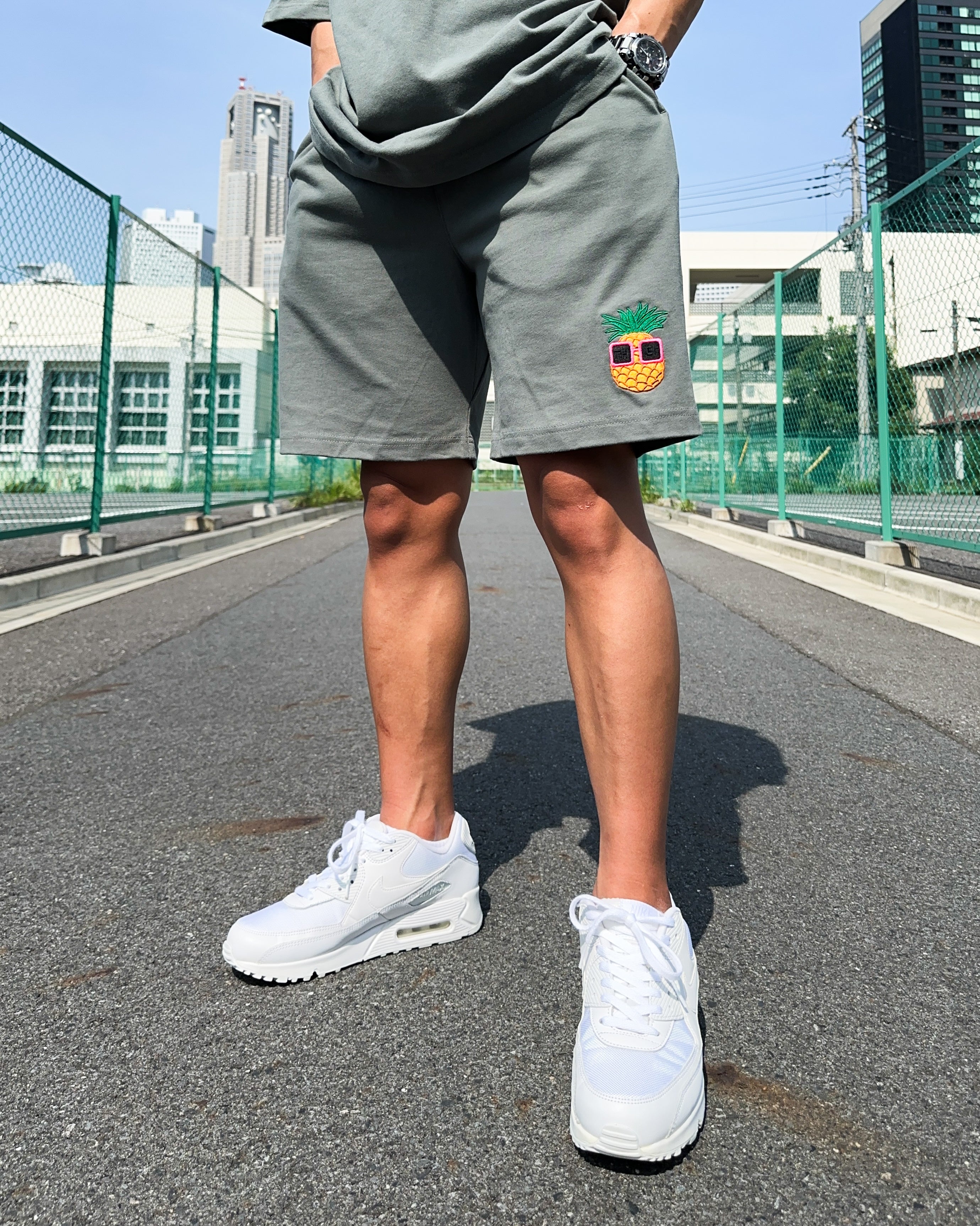 Pineapple HW Easy Shorts - Stone Green