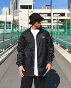 Basic One Point Nylon Coach JKT - Black