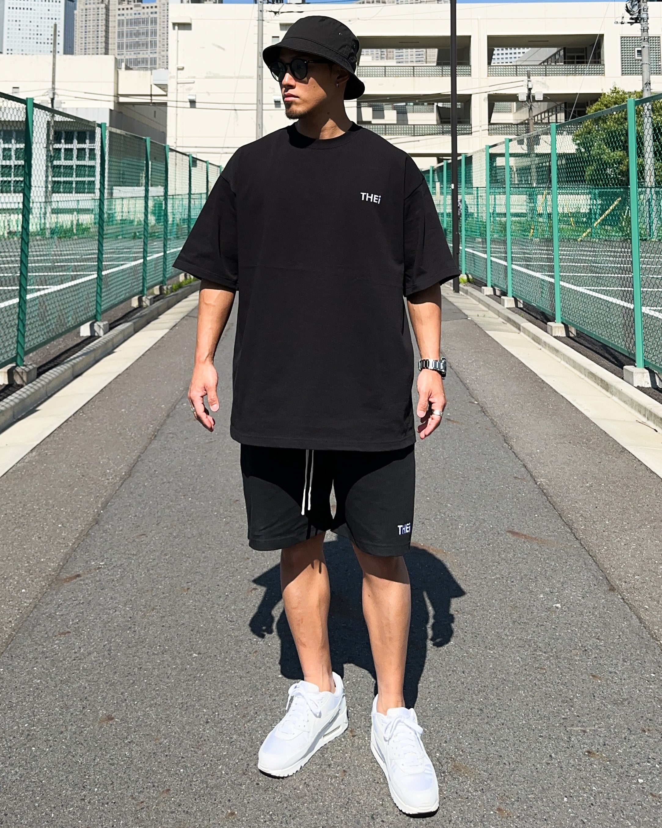 Basic One Point HW Tee & Shorts Setup - Black
