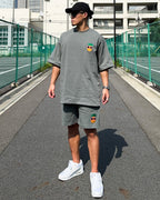 Pineapple HW Tee & Shorts Setup - Stone Green