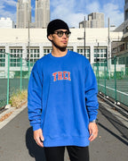 College-Type2 Sweat Shirt - Blue