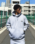 Basic One Point HW Sweat Hoodie & Pants Setup - Gray
