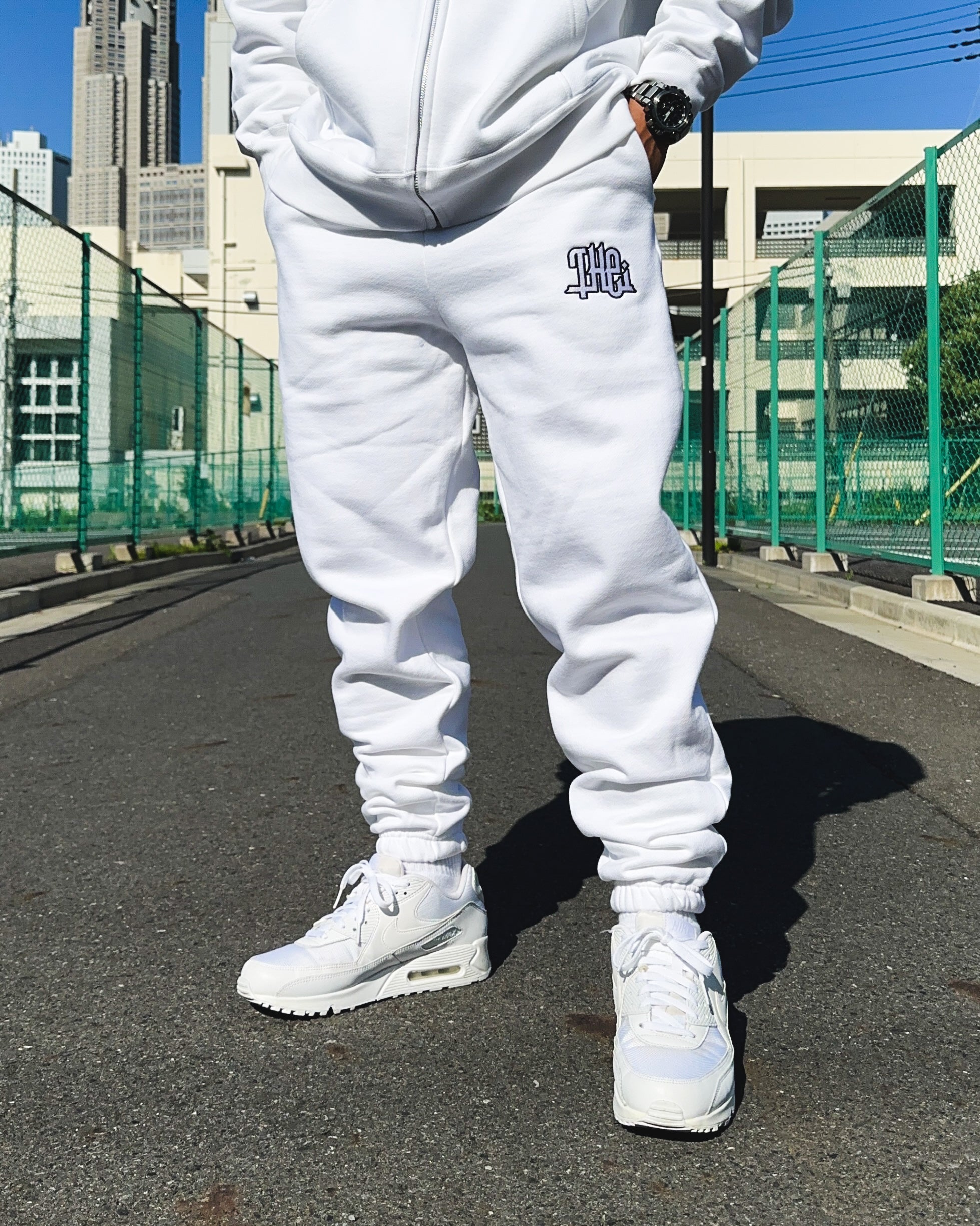 Arabic-Type2 HW Sweat Pants - White