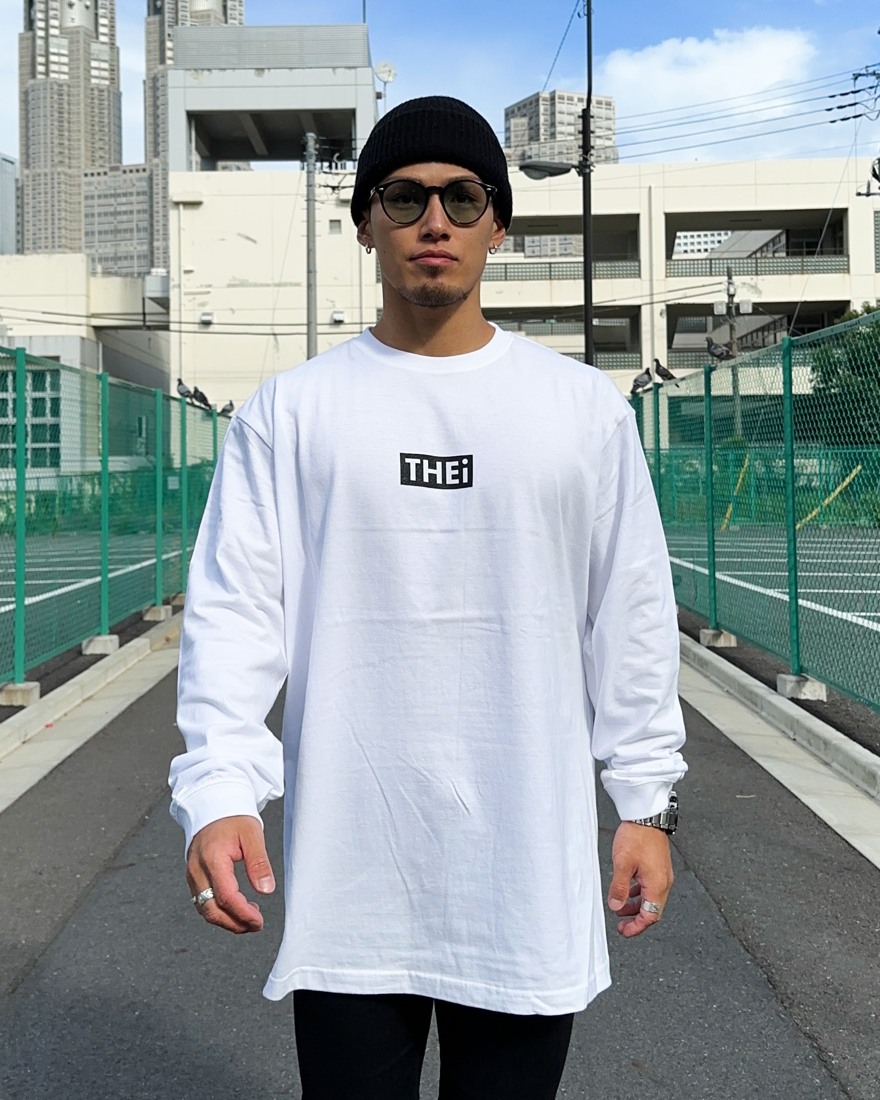 Box L/S Tee - White