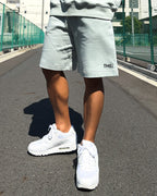 Basic One Point Relax Sweat Shorts - Acid Green
