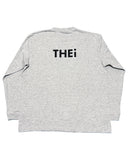 Basic Back Print L/S Tee - Gray