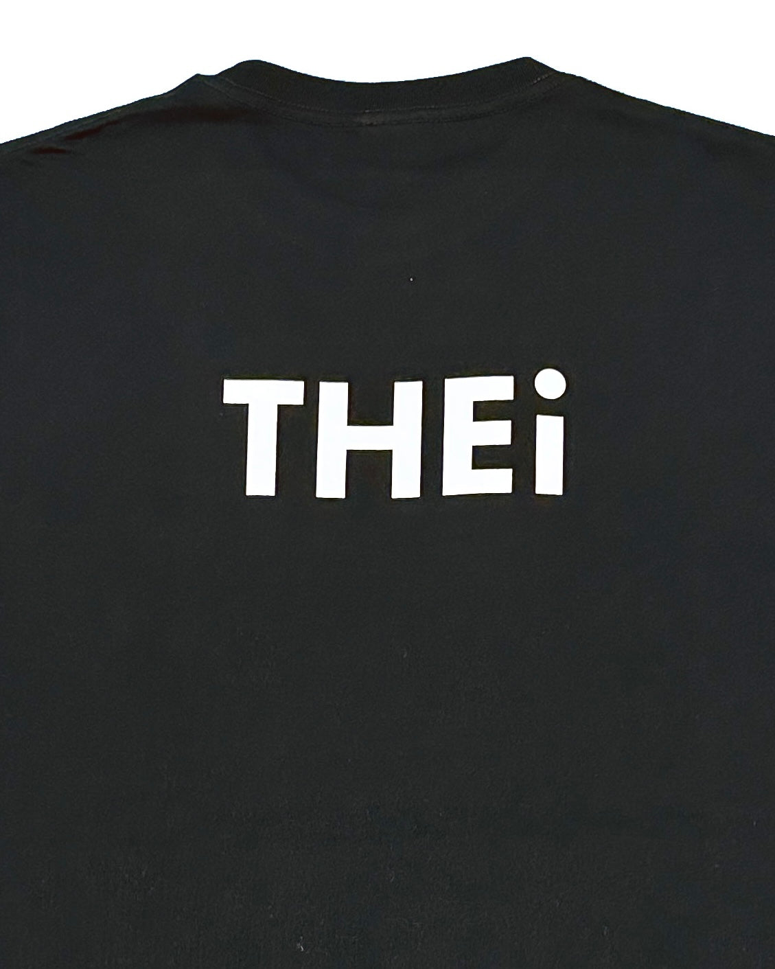 Basic Back Print L/S Tee - Black