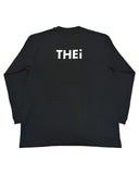 Basic Back Print L/S Tee - Black