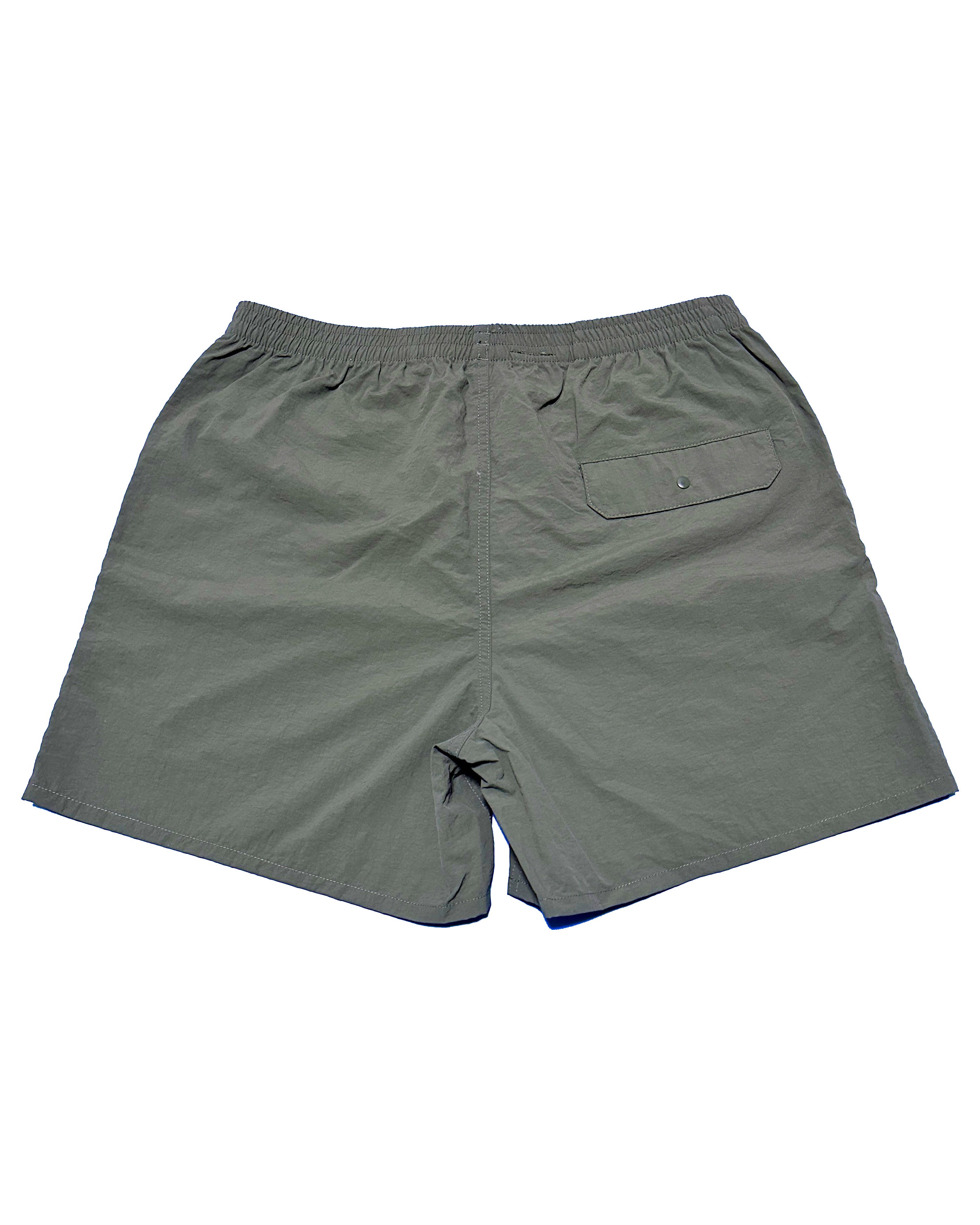 Basic One Point Versatile Shorts - Military Green