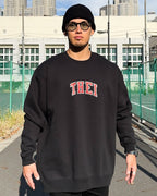 College-Type2 Sweat Shirt - Black