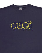 Bubble HW Big Tee - Navy
