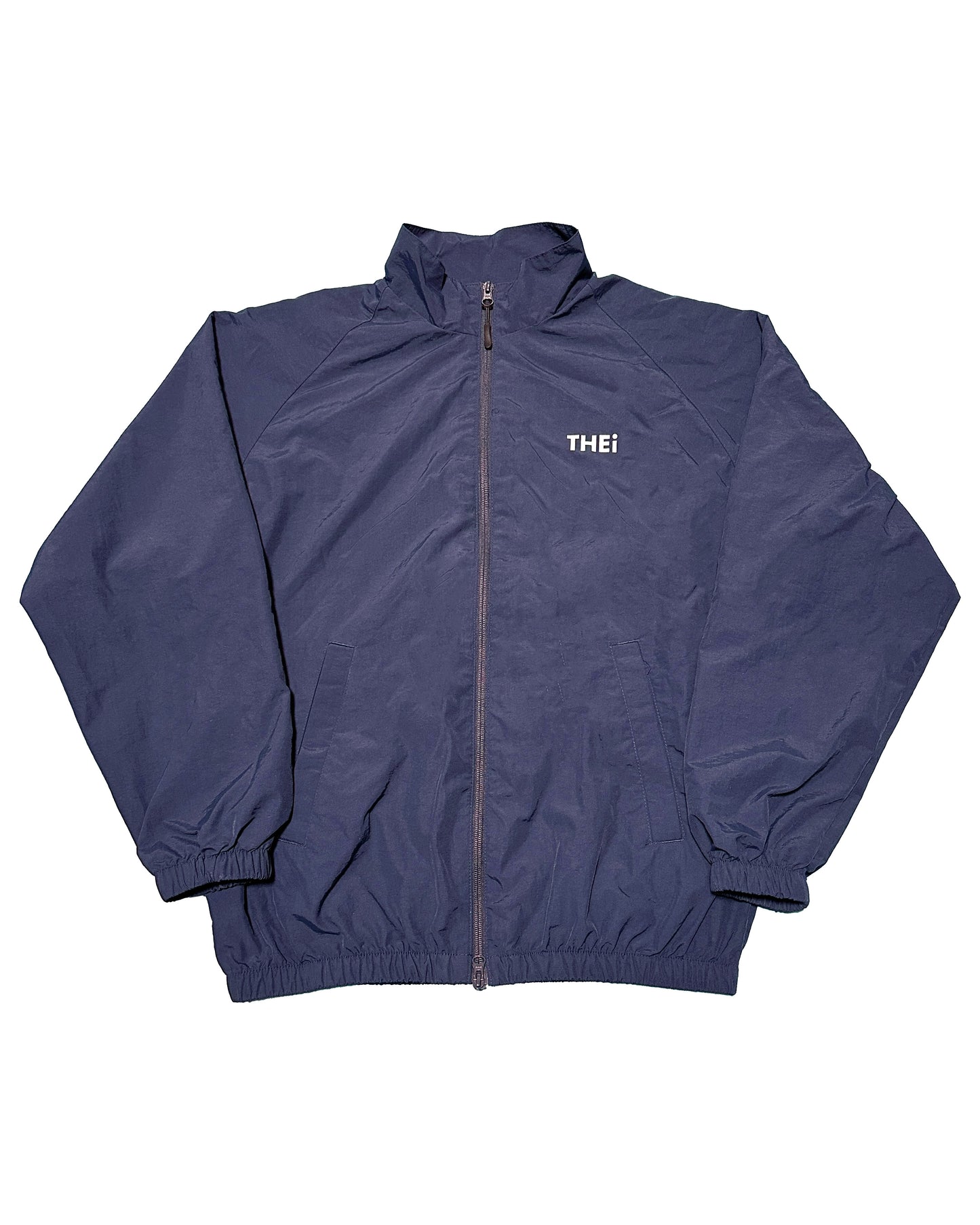 Basic One Point Cotton Like Nylon Track Jacket