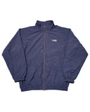 Basic One Point Nylon Track JKT - Navy