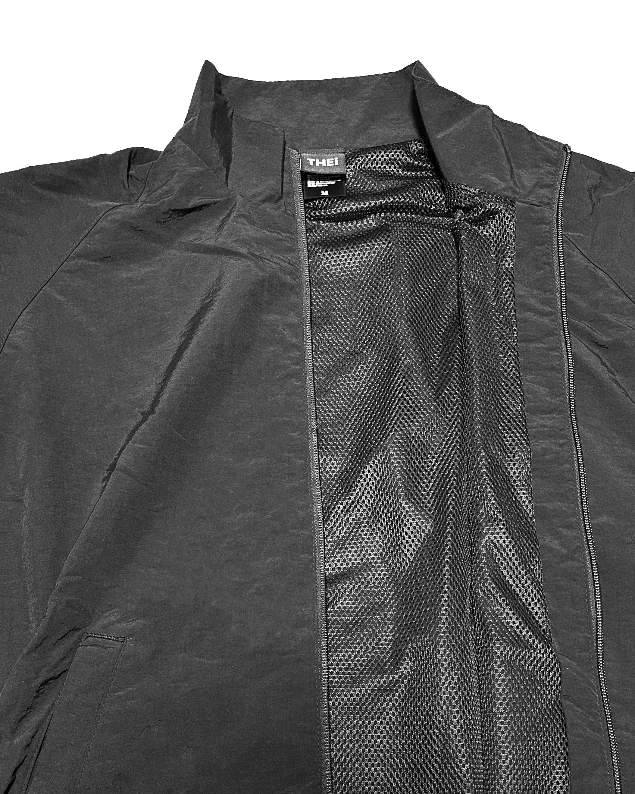 Basic One Point Nylon Track JKT - Black