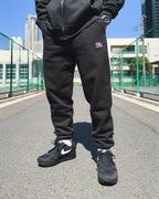 Arabic One Point HW Sweat Pants - Black
