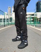 Arabic One Point HW Sweat Pants - Black