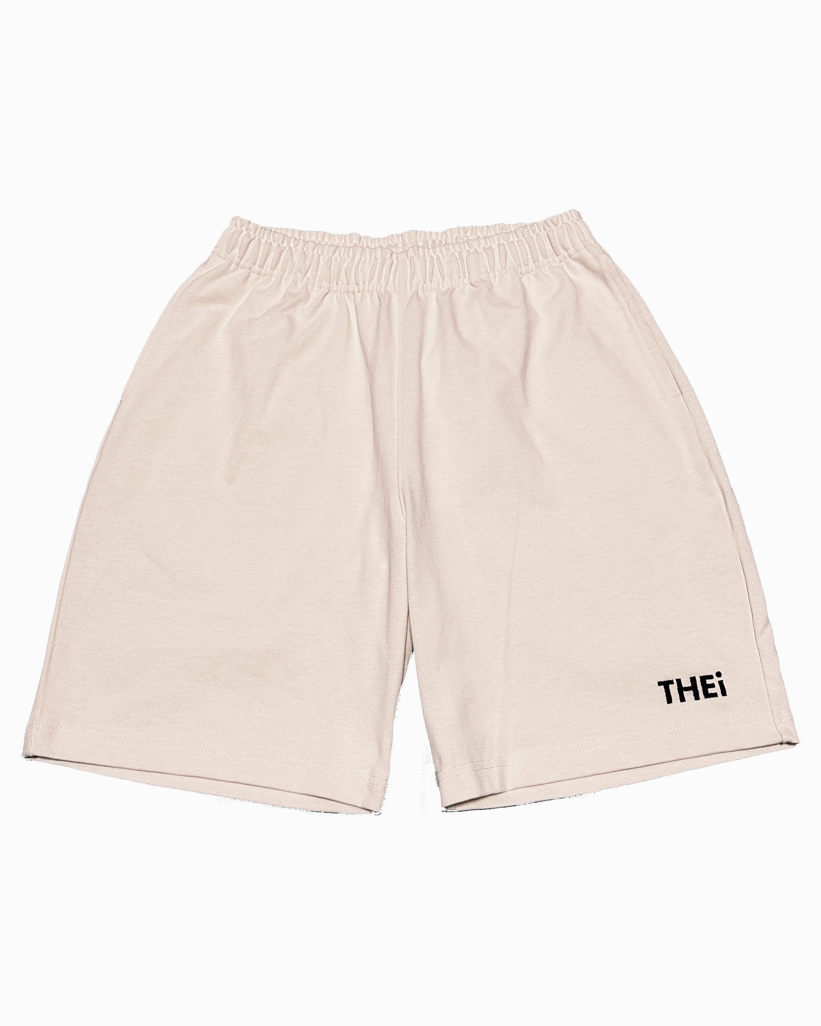 Basic One Point HW Tee & Shorts Setup - Beige